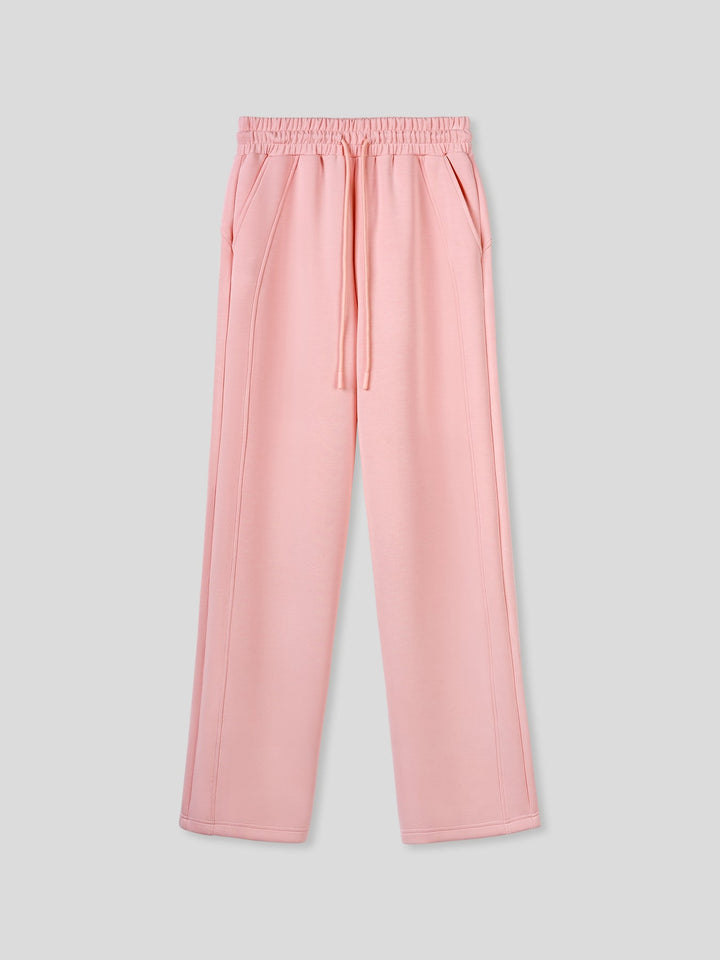 Modal Blend Mid-Rise Wide Leg Pant