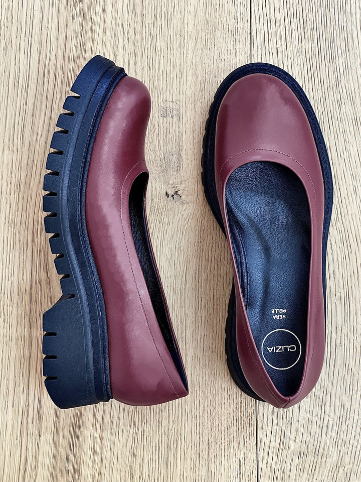AMBER PELLE BORDEAUX