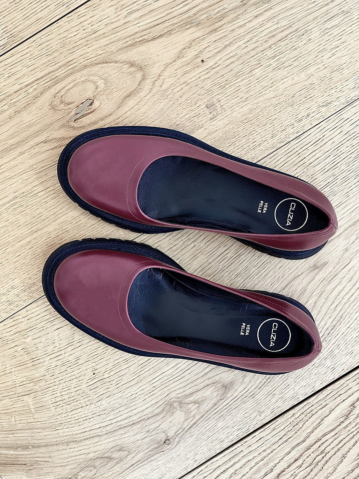 AMBER PELLE BORDEAUX